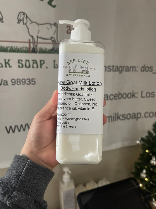 Pure Goat Milk, Aloe Vera Butter Unscented Lotion