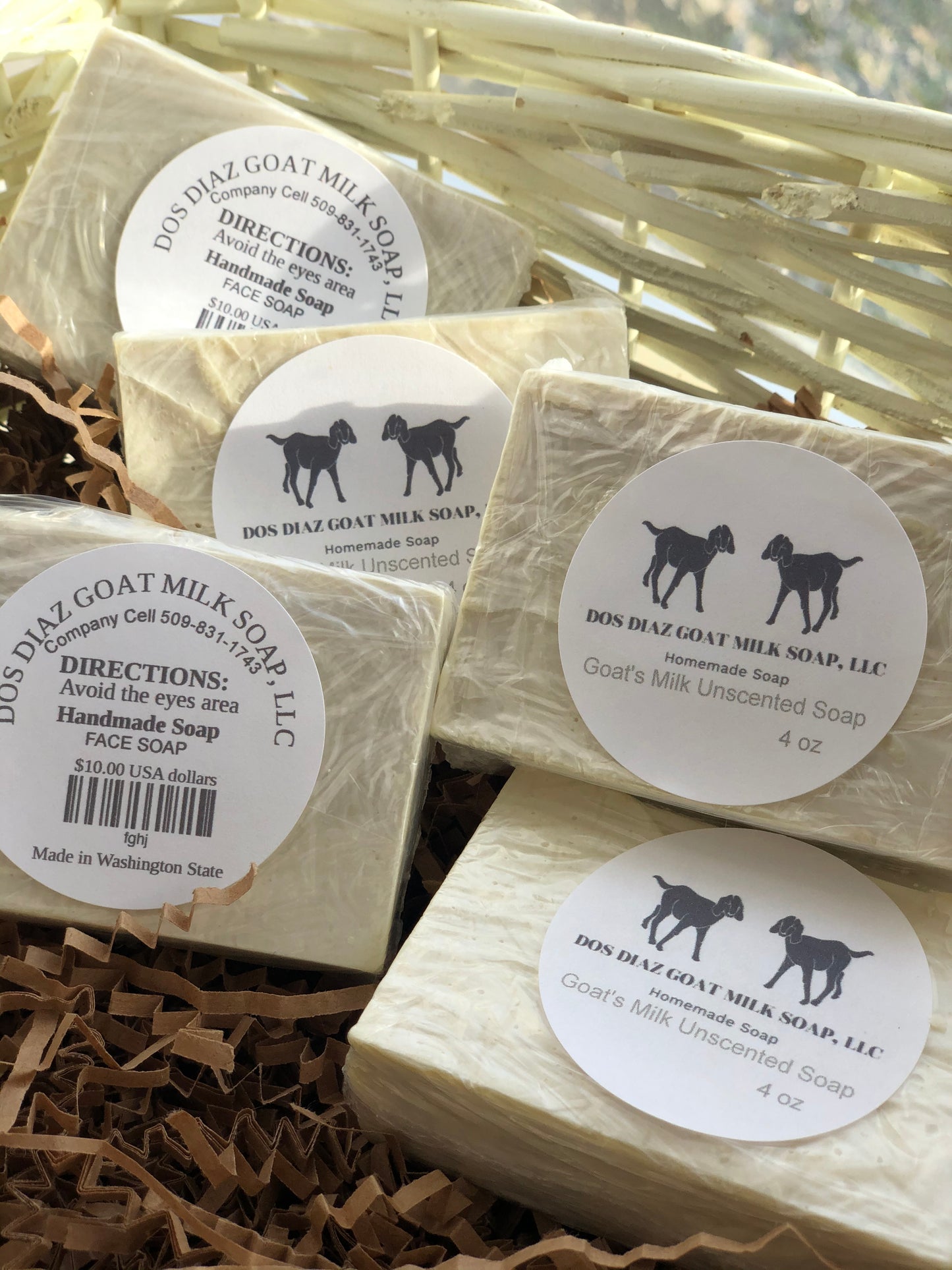 Goat Milk Unscented, Facial Soap