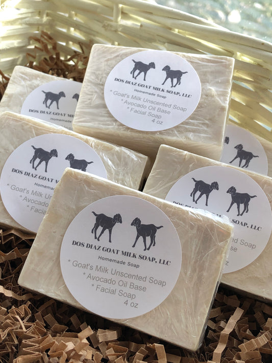 Goat Milk Unscented, Facial Soap